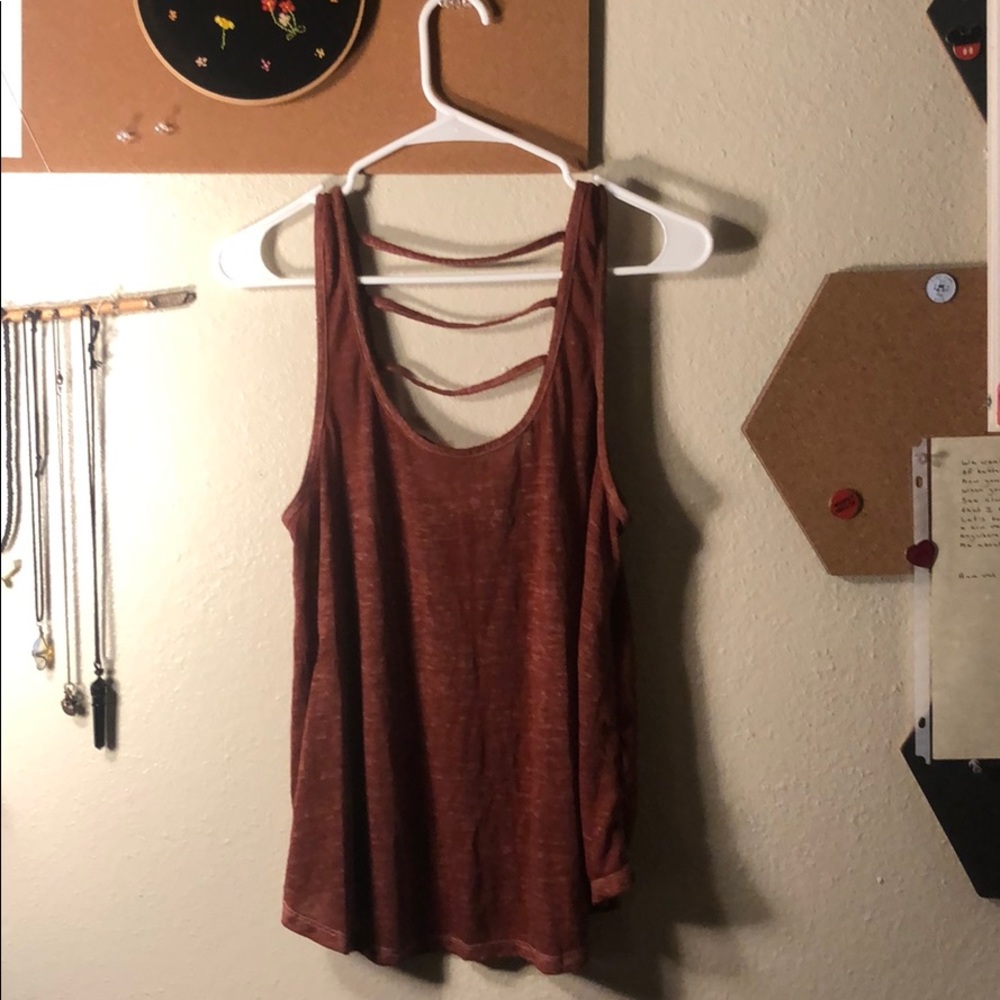 American Eagle soft and sexy cutout back tank